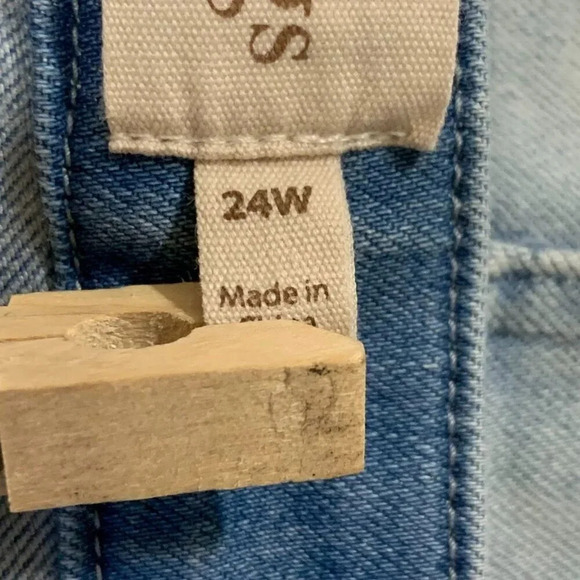 Soft Surroundings Women's High Rise Embroidered Hem Skinny Ankle Size 24W - Picture 8 of 13